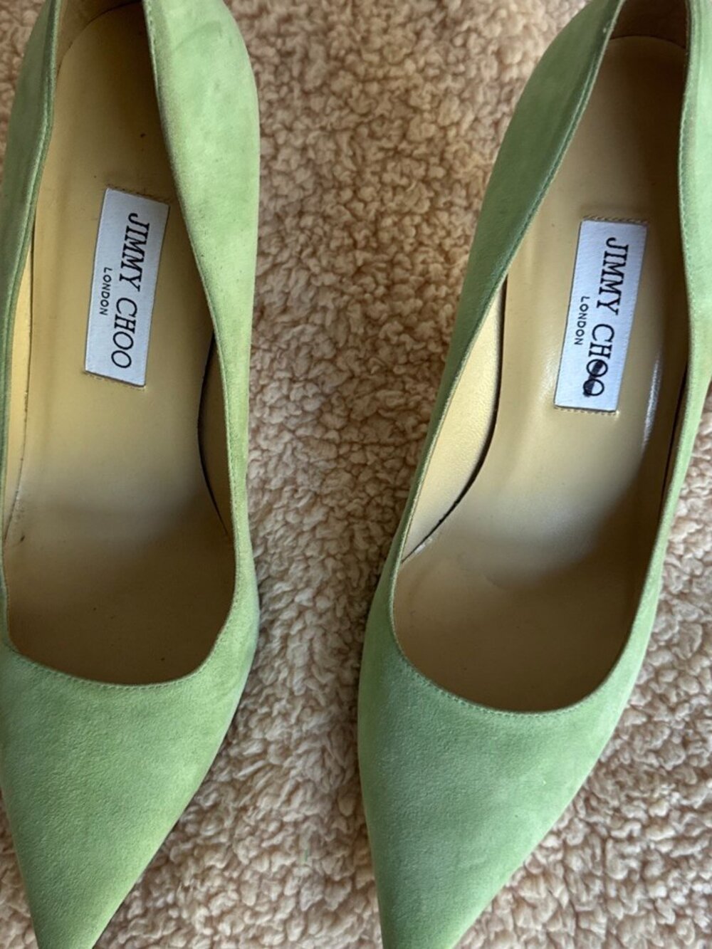 Jimmy Choo Women’s Love 85 Suede Pumps – Aqua Green